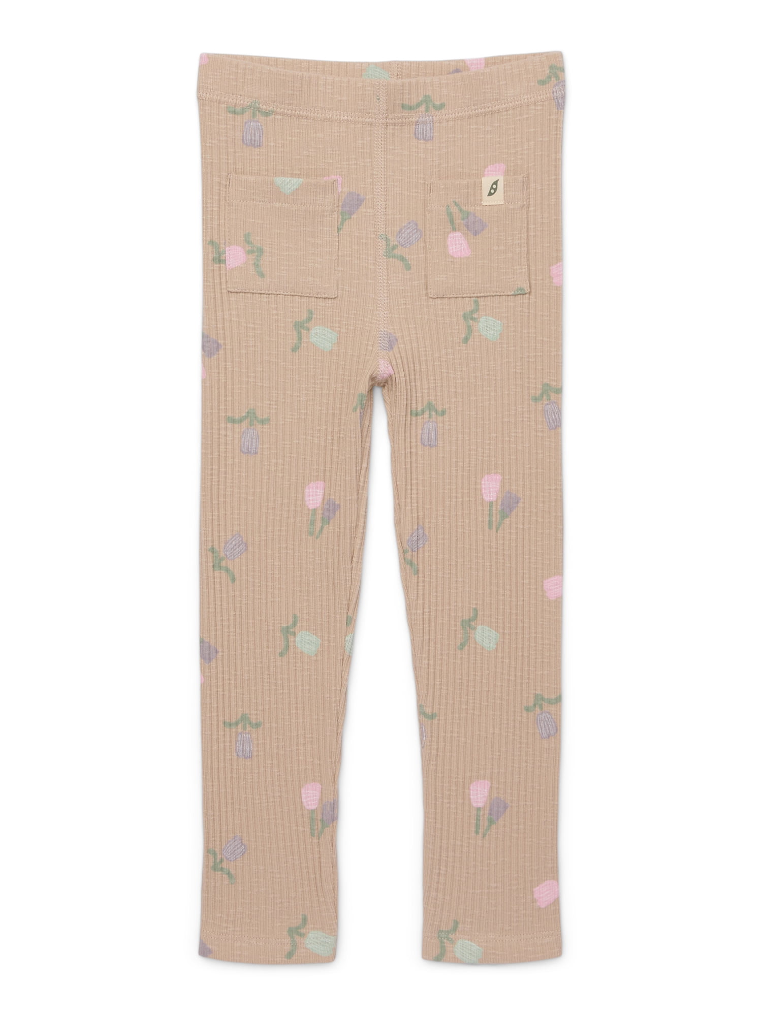 easy-peasy Toddler Girl Holiday Pocket Rib Leggings, Sizes 18M-5T ...