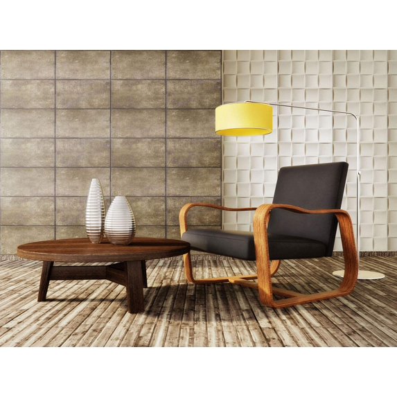 Easy Peel And Stick, Durable Plastic 3D Wall Panel, Bedroom Living Room Modern Background Wall Decor - Weave Design. 12 Panels. 32 SF. Matte White