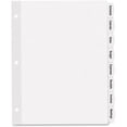 thumbnail image 1 of Easy Peel Label Tab Divider, 8 Tab White - Pack of 6, 1 of 1