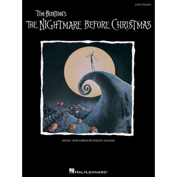 Pre-Owned The Nightmare Before Christmas Easy Piano Songbook Music by Danny Elfman 11 Songs from the Cult Classic Disney Movie Sheet Music for Beginner and Inte (Paperback) 1423424948 9781423424949