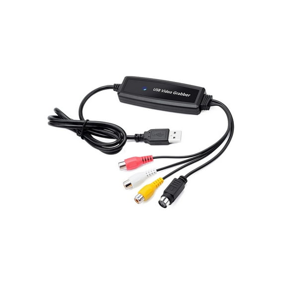 Easy Plug-N-Play S-Video RCA Video Digitizer For PC DVR Adapter