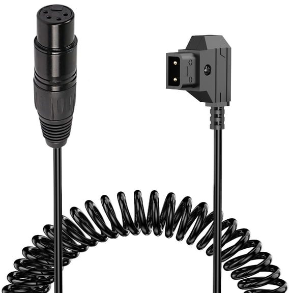 Easy Plugs Camera Monitors D Tap to XLRPower Supply Cord for Field Production