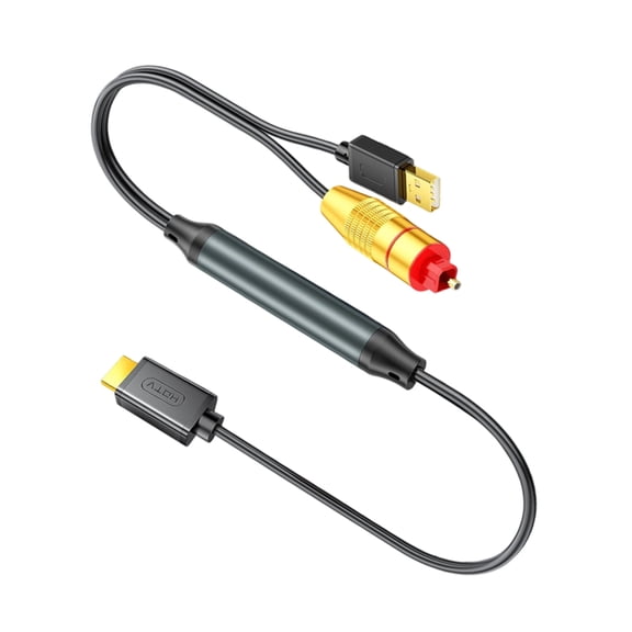 Easy Plugs and Play HDTV RCAs to Fiber Cable 1.5m Simple arrange Quick Installation