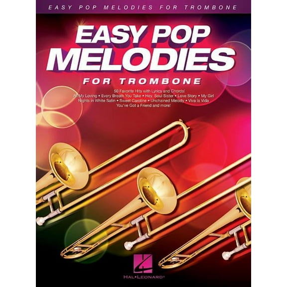 Easy Pop Melodies: Easy Pop Melodies for Trombone (Paperback)