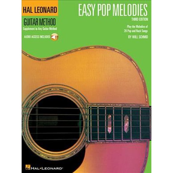 Pre-Owned Easy Pop Melodies - Third Edition: Hal Leonard Guitar Method (Bk/Online Audio) (Paperback) 1495091201 9781495091209