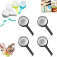 thumbnail image 1 of Easy Pour Bag Clip, Bag Clips with Pour Spout, Multifunctional Food Storage Bag Sealing Clip, for Kitchen, Food Preservation and Moisture Prevention (4pcs Black), 1 of 8