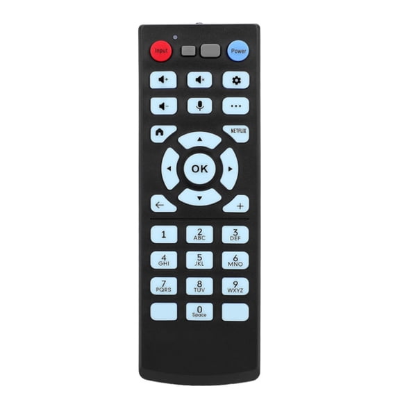 Easy Press Ergonomic Grip Remote Light Blue Buttons for 7601-Z00720-0044EMTK Comfortable Use