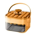 thumbnail image 1 of Easy Press Ice Maker, Ice Mould with Press Release, Portable Ice Tray for Freezing, Cocktail Ice Blocks, Convenient Ice Storage Box with Handle, 1 of 6