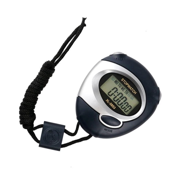 Easy Press Silicone Button Timers With LCD Screen Weatherproof Outdoor Training Device High Accuracy Stopwatches