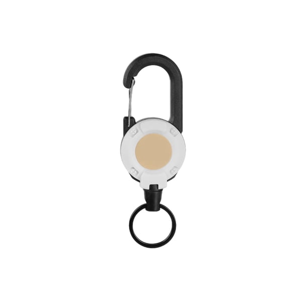 Easy To Pull Telescopic Buckle Steel Wire Rope Keychain, High Toughness Galvanized Steel With Wear Resistant Pvc Coating, Multifunctional Storage Tool For Home Camping Outdoor