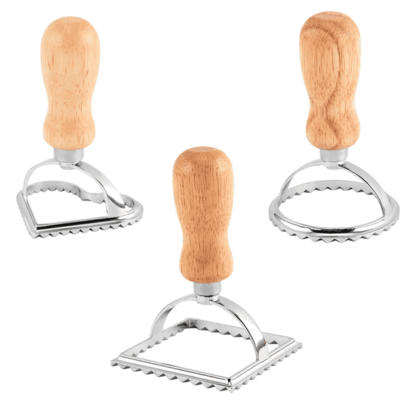 Prichor Easy Ravioli Maker Starter Kit  3 Ravioli Mold Pasta Gift Set with Cookbook  Ravioli Press Guide to Making Stuffed Pastas like Tortellini  Recipes for Classic Fillings and Sauces
