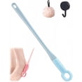 thumbnail image 1 of Easy-Reach Deep Cleaning Foot Brush,15.7" Toe Scrubber Brush Long Handle,Long Handle Toe Cleaning Brushs for Seniors, Bariatric (Blue), 1 of 8