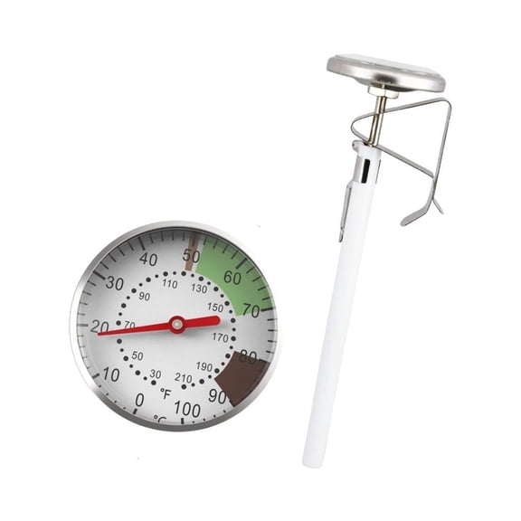 Easy Read Thermometers For Coffee Milk Temperature Monitoring Home Cooking Use