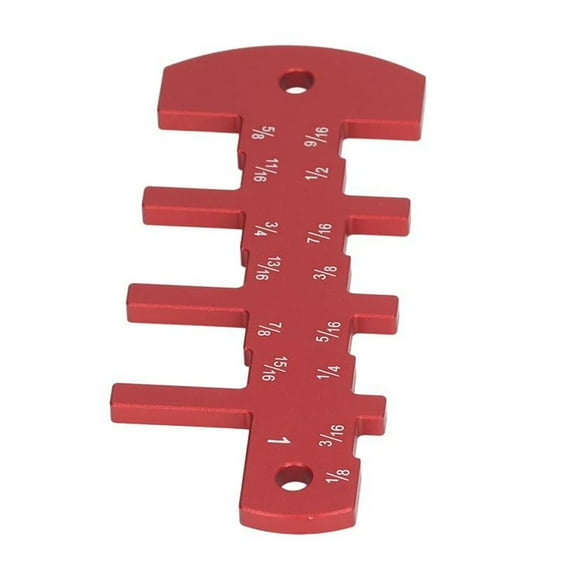 Easy Read Woodworking Gauge Tool Carpentry Step Depth Gauge Woodworking Height Gauge Imperial Measurement System