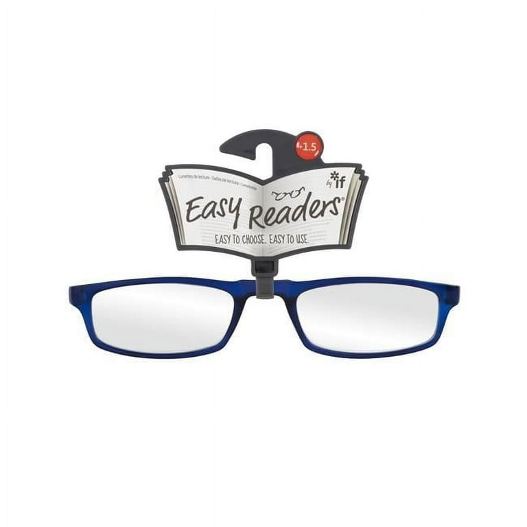 Easy Readers Over The Top Glasses Blue Plus 1.5 Walmart