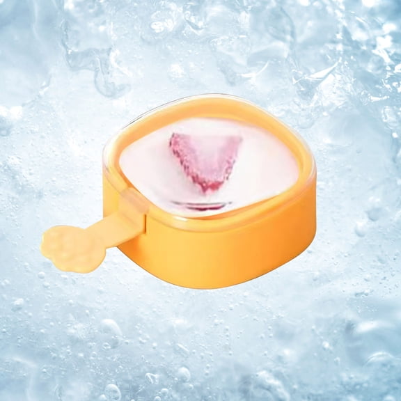 Easy-Release Ice Cream Molds, Household Refrigerator Ice Lattice with Cover, Quick Water Injection, Space-Saving, Ideal for Making Ice Cubes and Treats