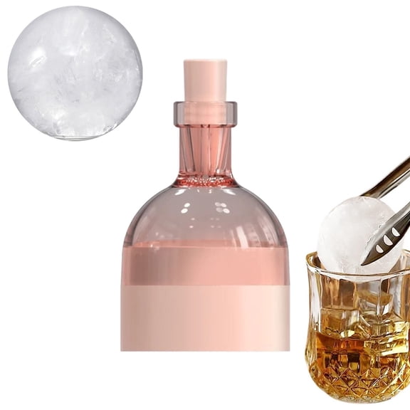 Easy Release Ice Cube Tray Food Grade Plastic Stackable Storage Ice Cube Mold Wine Bottle Silicone Ice Maker Shape Freezer Tool with High Quality Construction