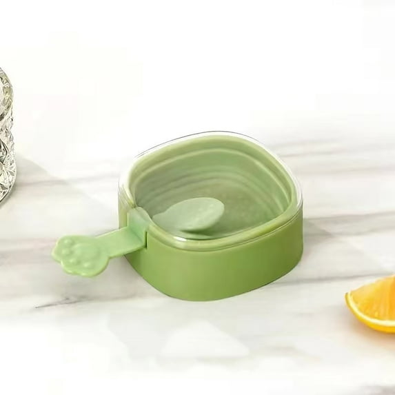Easy Release Ice Cube Tray with Leakproof Lid - Compact Round Ice Mold for Cocktails, Coffee & Drinks, Space-Saving Refrigerator Design, Quick Clean & Gift Idea A