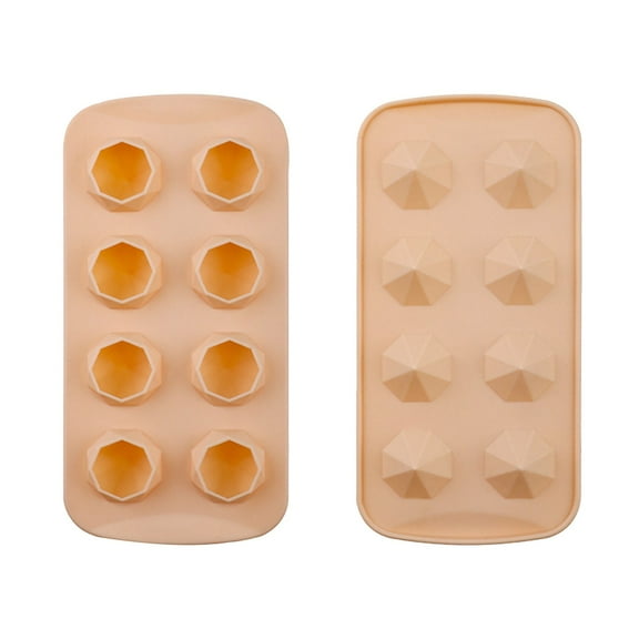 Clearance Ice Cube Mold under $5 Easy Release Silicone & Flexible 8 Ice Cube Trays With For Cocktail Freezer Stackable Ice Trays With Covers