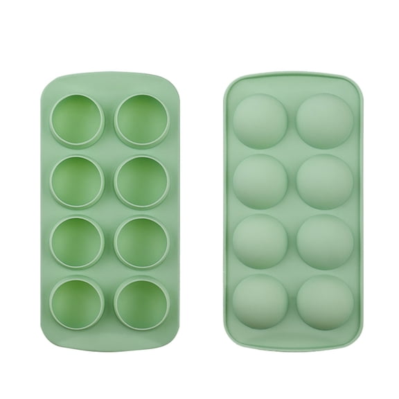 Easy Release Silicone & Flexible 8 Trays with for Cocktail Freezer Stackable Ice Trays with Covers