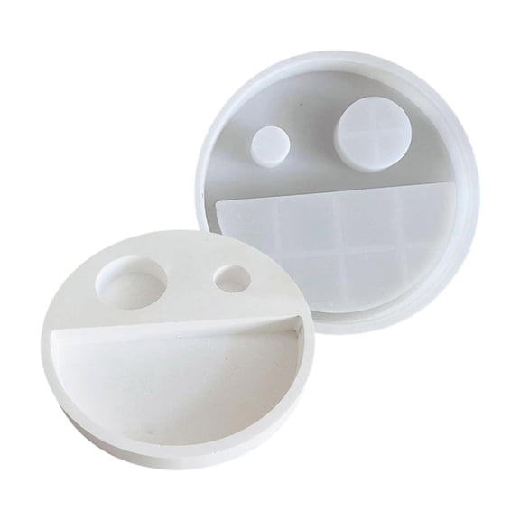 Easy Release Silicone Mould Set for Round Shaped Candle and Plaster Art