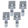 thumbnail image 1 of Panel Snap Fasteners, Flush Mount Hold Down Clips, Steel 4 Pack, 1 of 6