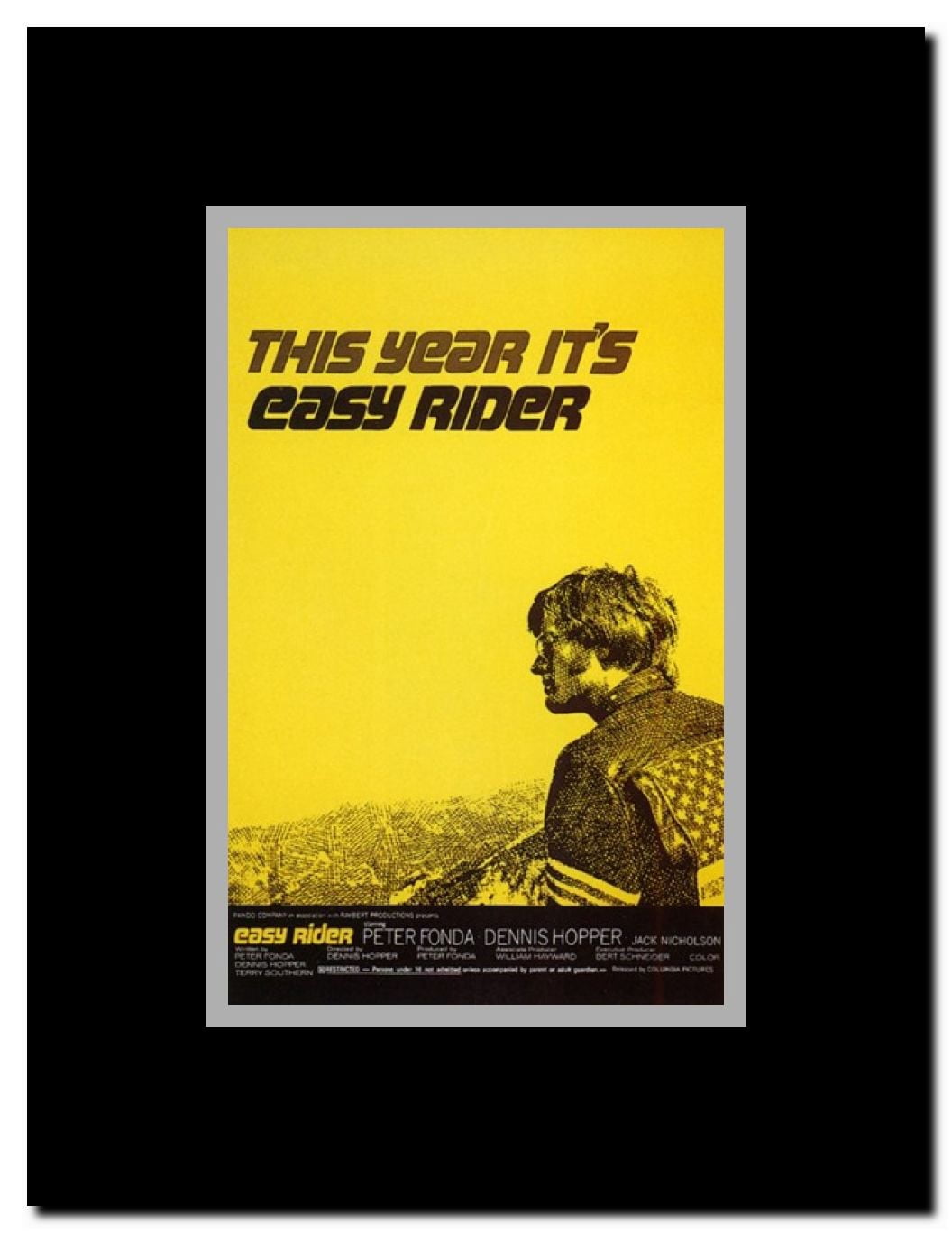 Easy Rider Framed Movie Poster