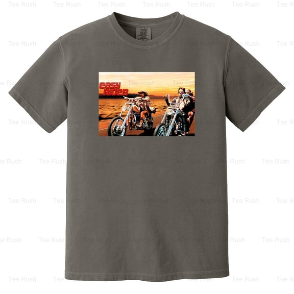 Easy Rider Motorcycle Movie Hopper Fonda Counterculture Flag, Comfort Color T-Shirt Unisex, up to 4XL