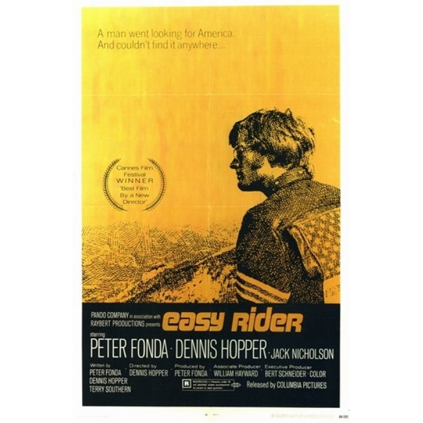 1969 Easy Rider Moto Chopper Poster Film Cool Peter Fonda & Dennis Hopper - Foto 12