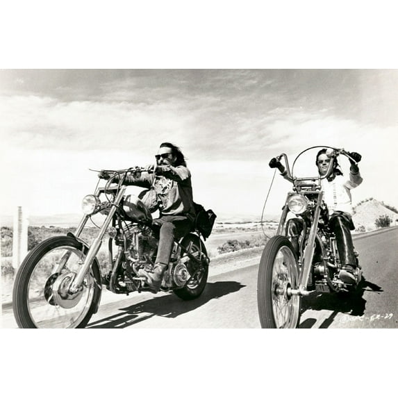 Easy Rider Movie Poster 24in x 36in Art Poster 24x36 Multi-Color Square Adults Poster Time