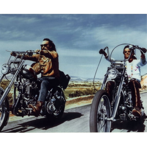 Easy Rider Movie Poster Metal Sign Art Print 8x12 Multi-Color Square ...