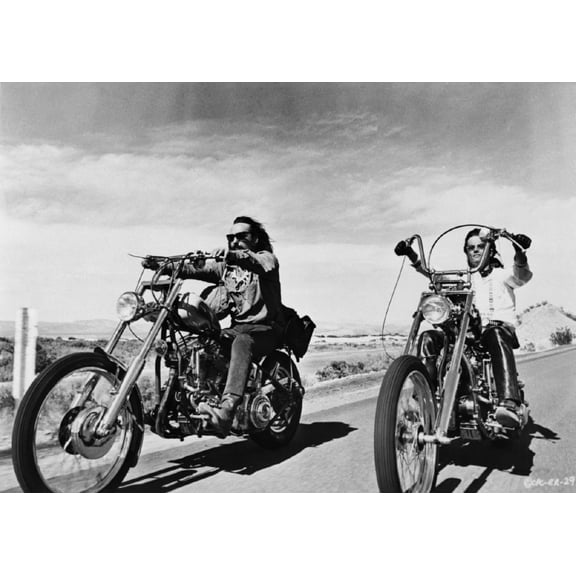 Easy Rider Poster Bw Choppers Art Poster 24x36 Unframed, Age: Adults, Rectangle Best Posters