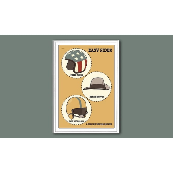 Easy Rider Retro Movie Poster