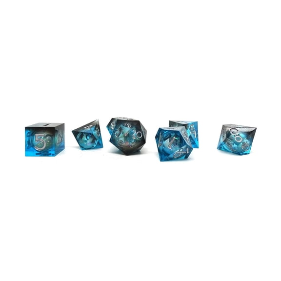 Easy Roller Dice Liquid Core Poly Set - Star Core (7) New