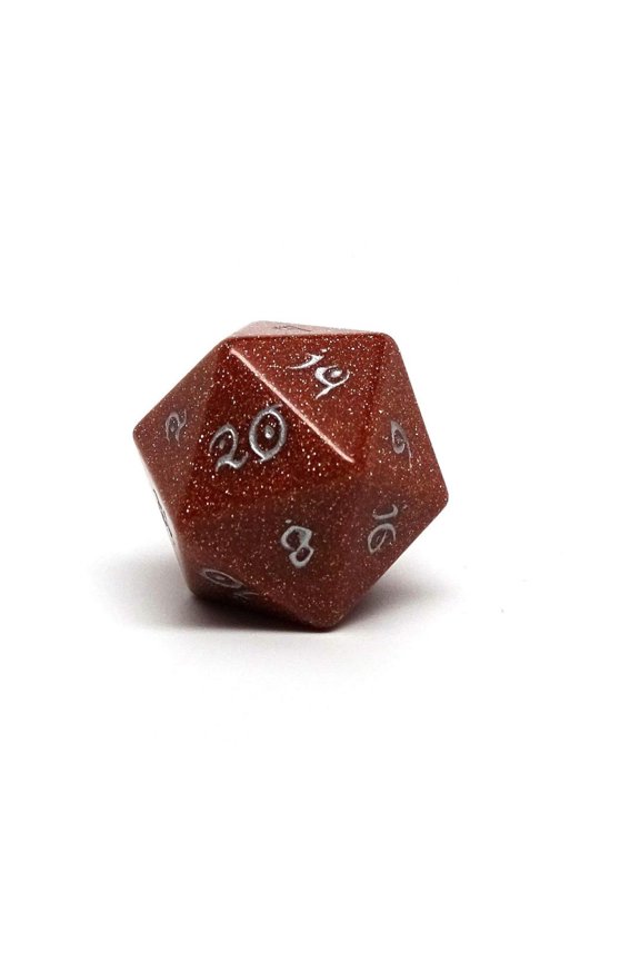 d20 Elvenkind Font - Goldstone w/Silver New
