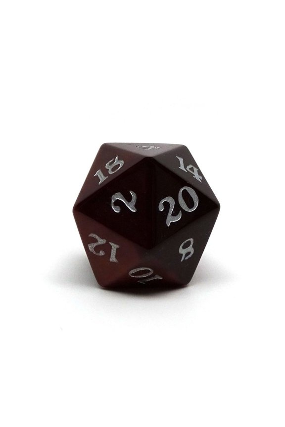 d20 Signature Font - Red Tigers Eye w/Silver New