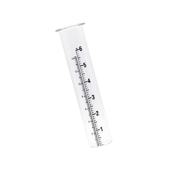 Easy Setups Outdoor Rain Gauges Rust Resistant Rain Meter with Large Number