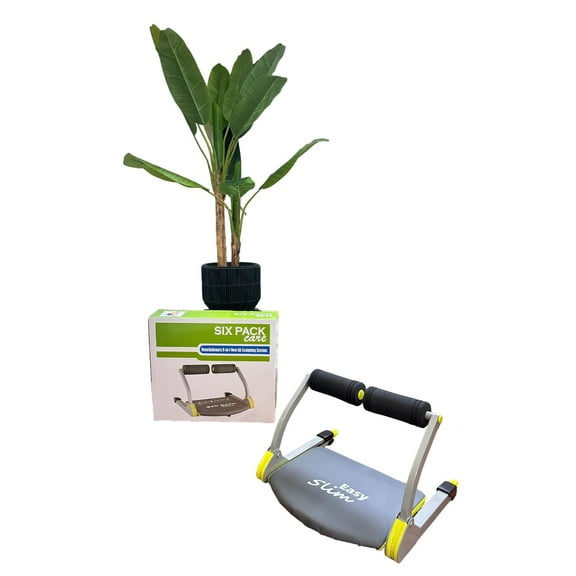 Easy Slim Smart Ab Machine, Sit Up Abdominal Exercise Equipment, Total Body Workout Machine Abs & Core Exercise Fitness Trainer Cardio Home Gym