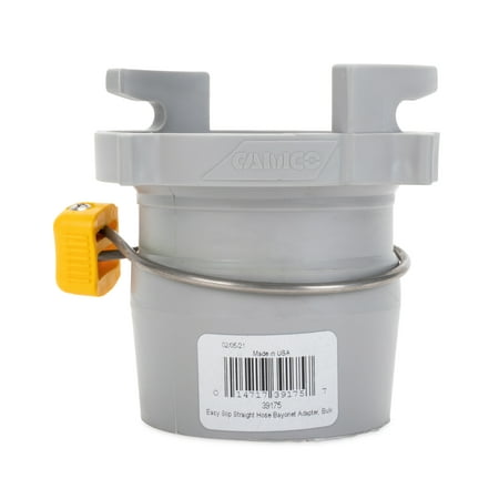 Easy Slip Straight Hose Bayonet Adapter, Bulk, PDQ