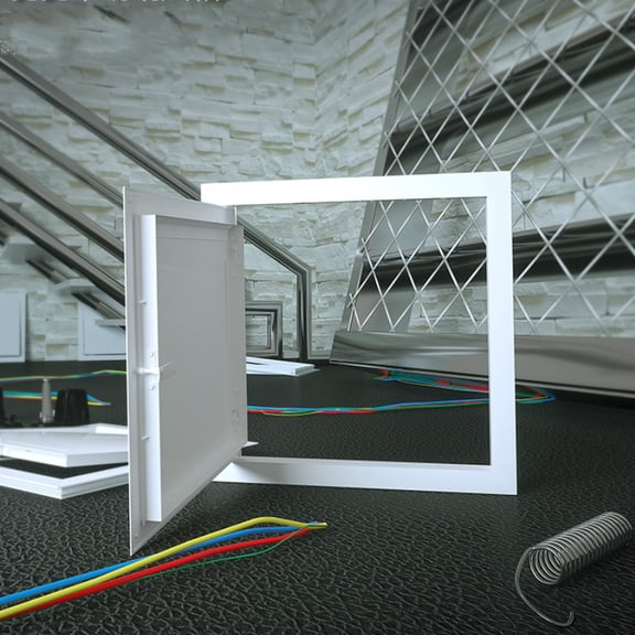 Easy-Snap Wall or Ceiling Access Panel Access Door for HVAC Duct Toilet Bathroom Vent cover Access Cover Plates Aluminum Alloy