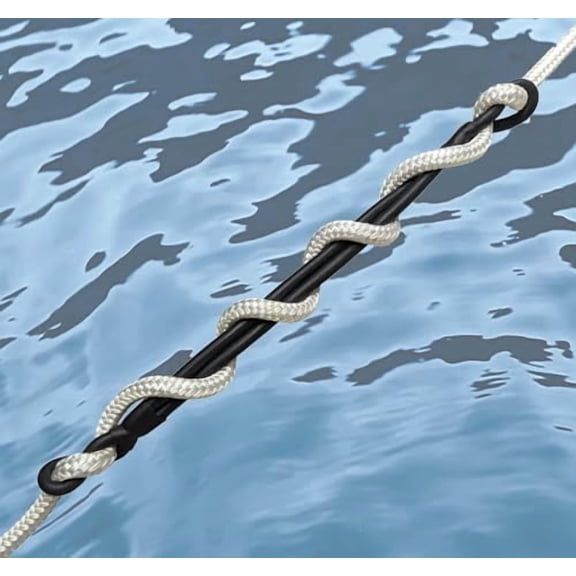 Easy Snubber Boat Mooring Snubber for Dock Line 2 Pack, Made in USA$$Watercraft