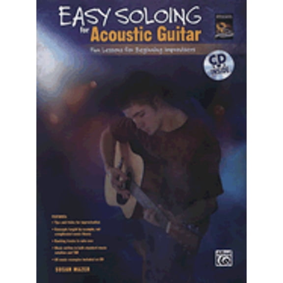 Pre-Owned Easy Soloing for Acoustic Guitar: Fun Lessons for Beginning Improvisers, Book & CD [With CD] (Paperback) 0739048074 9780739048078