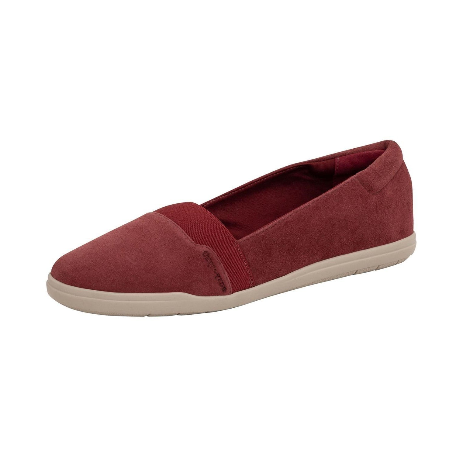 Easy Spirit Bounce Round Dark Red Toe Slip On Ultra Light