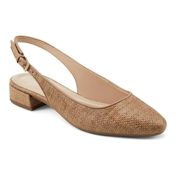 Easy Spirit Cassius Women's Slingback Pumps Color: Caramel Woven Size: 11