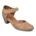 thumbnail image 1 of Easy Spirit Cindie Women's Perforated Leather Pumps Color: Natural Size: 11 WIDE, 1 of 4