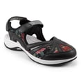 thumbnail image 1 of Easy Spirit Esplash Women's Water-Resistant Sport Sandals Color: Black Floral Size: 8 XW, 1 of 4
