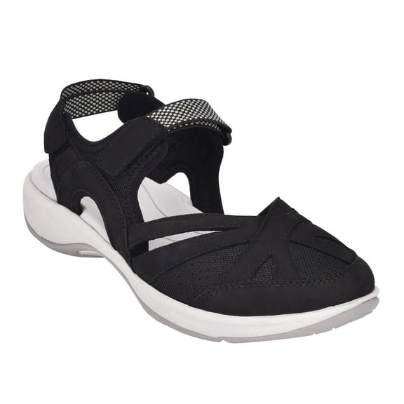 Easy Spirit Esplash Women's Water-Resistant Sport Sandals Color: Black Size: 7.5 WIDE