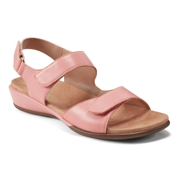 Easy Spirit Hartwell Women's Sandals Color: Pink Coral Leather Size: 8.5 WIDE