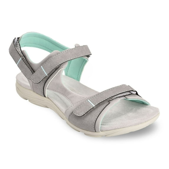 Easy Spirit Lake Women's Sport Sandals Color: Gray Size: 6.5