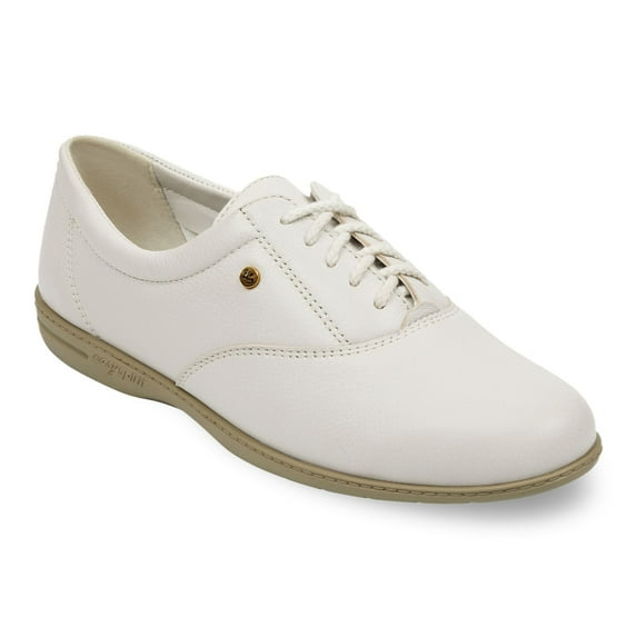 Easy Spirit Motion Women's Leather Oxford Sneakers Color: White Size: 6 XW